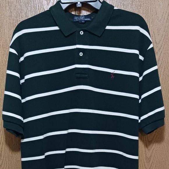 Polo Ralph Lauren Other - Polo (Ralph Lauren)-(Green Stripe)-(Pre-owned)-(Dry Cleaned)-(Size-L)-$30.00